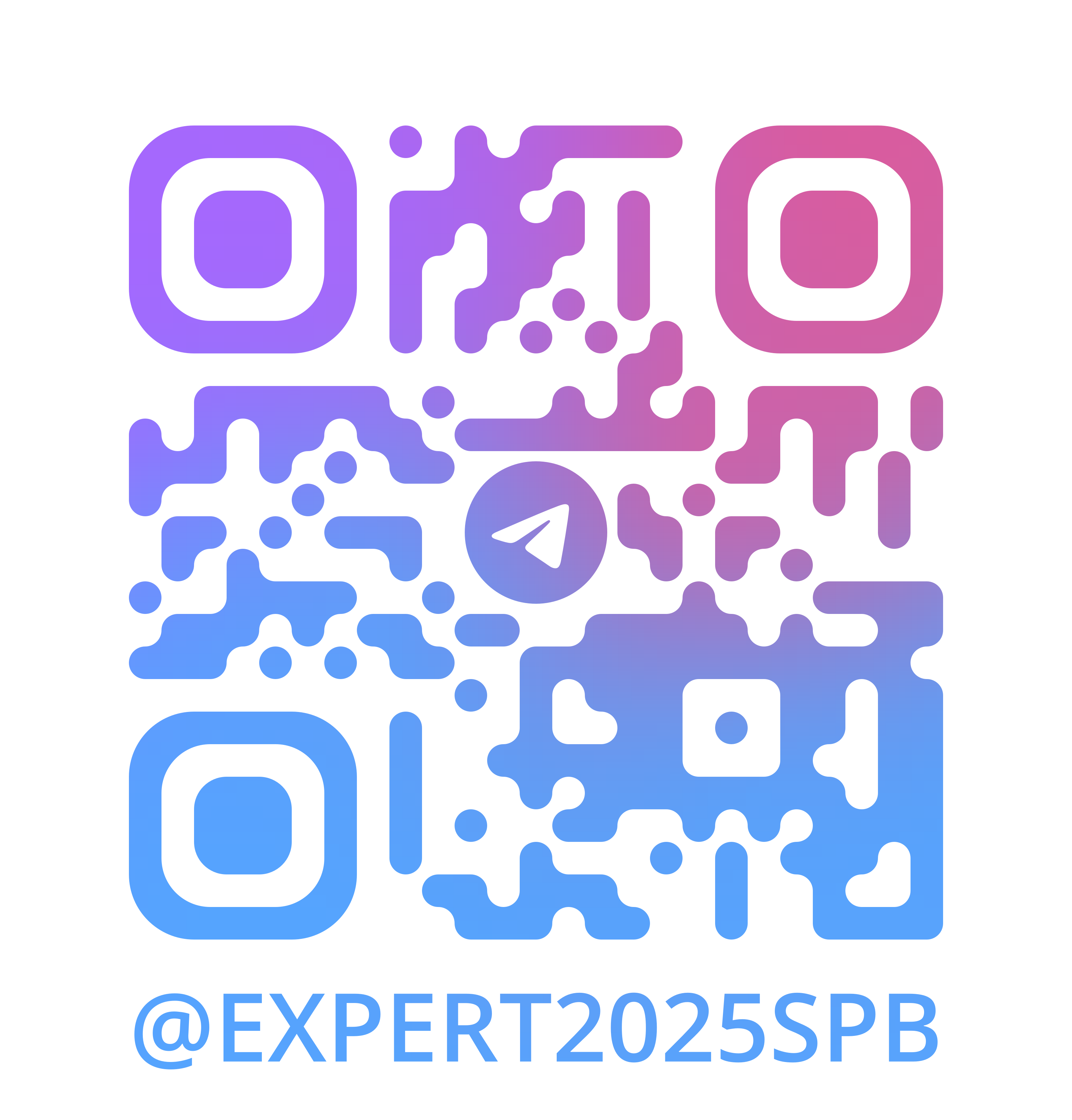 QR-код Telegram канала